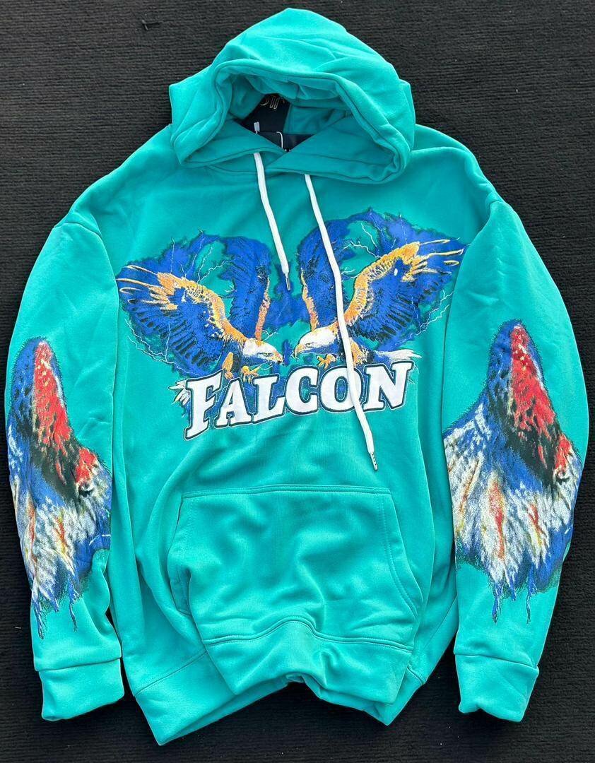 Sweat à capuche imprimé papillons