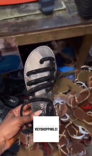 Sandales en cuir élégantes