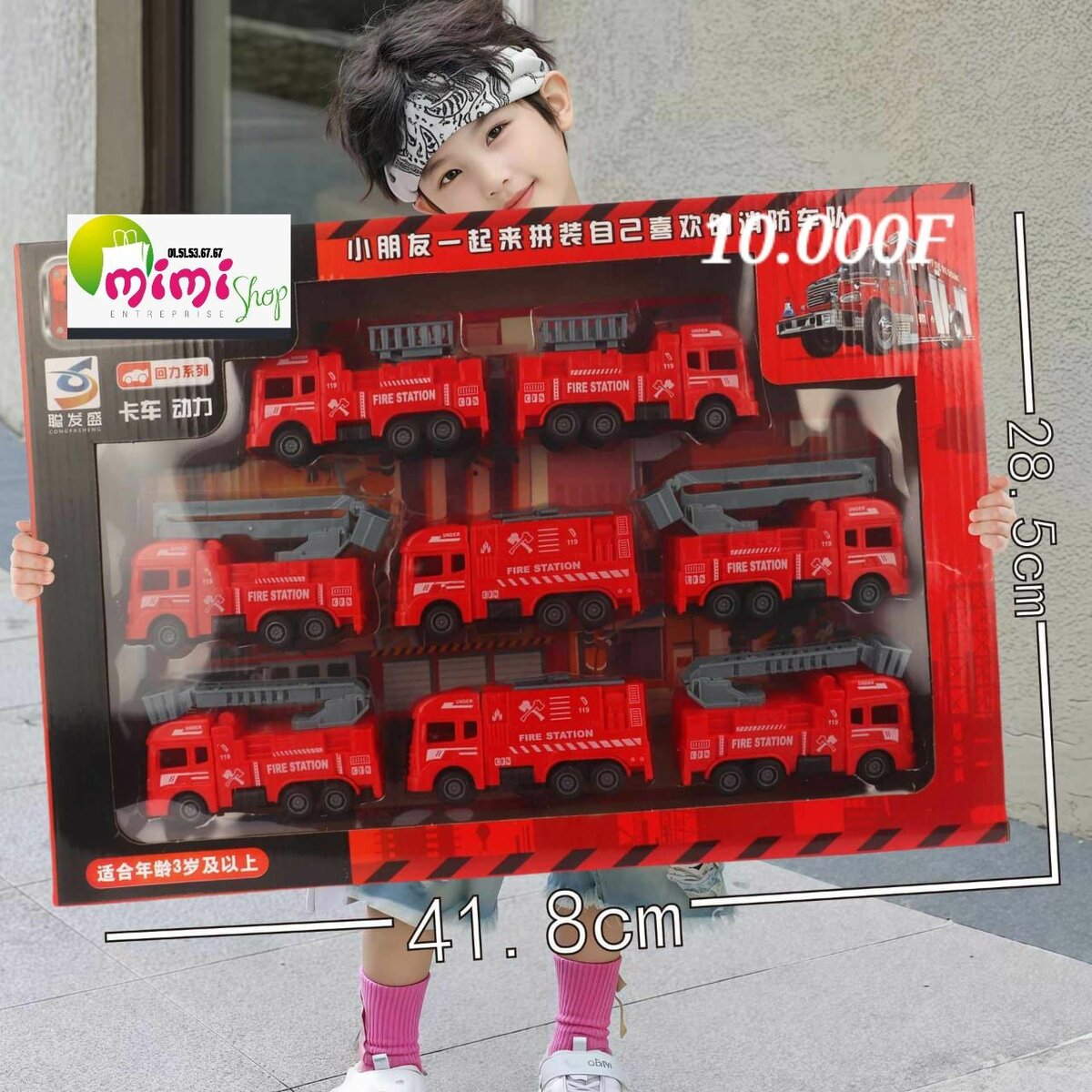 Jeu de voitures miniatures