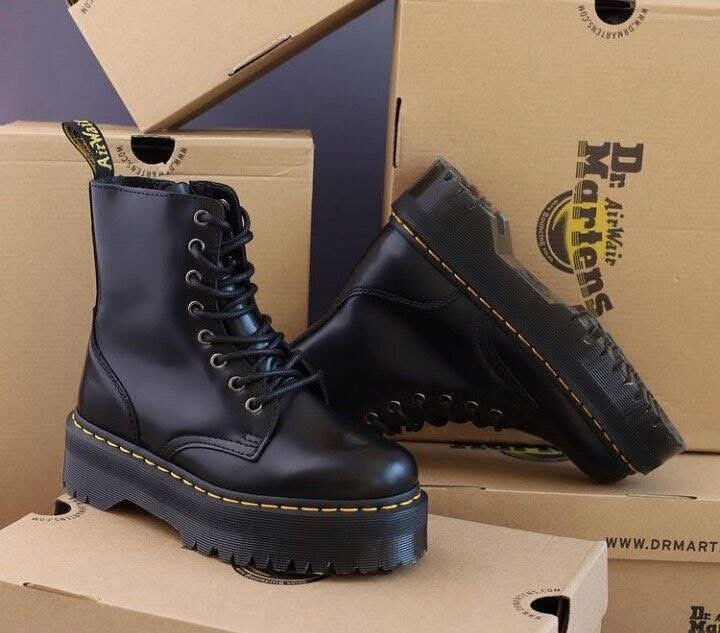 Bottes en cuir Dr. Martens