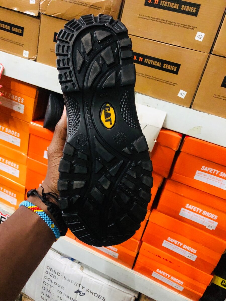 Original suede  CAT safety boots