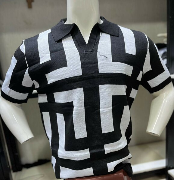 Polo graphique moderne homme