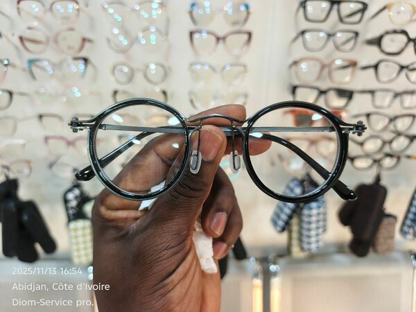 Lunettes rondes rétro chic