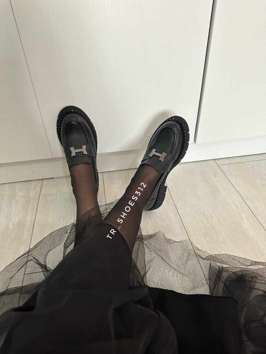 Женские лоферы из натуральной кожи. Турция