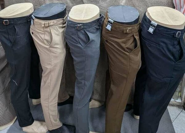 Beltless trousers