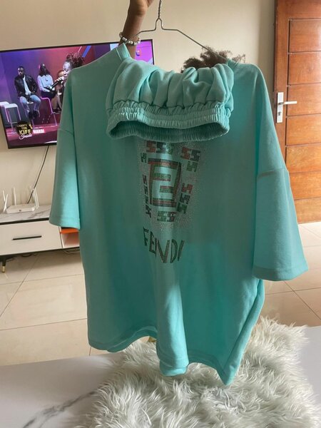 Ensemble décontracté turquoise