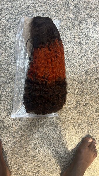 Perruque water wave taille 18