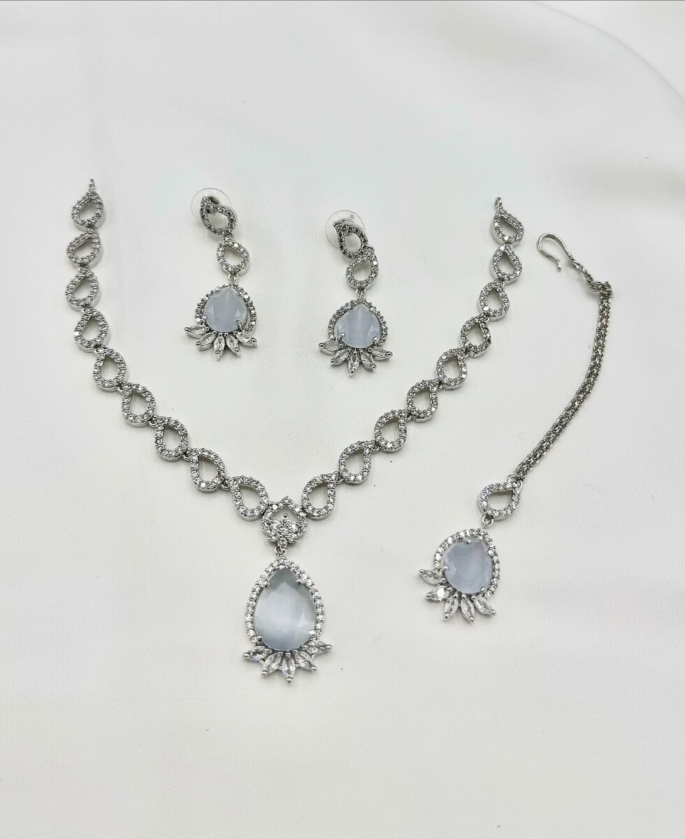 American Diamond 1 karat set