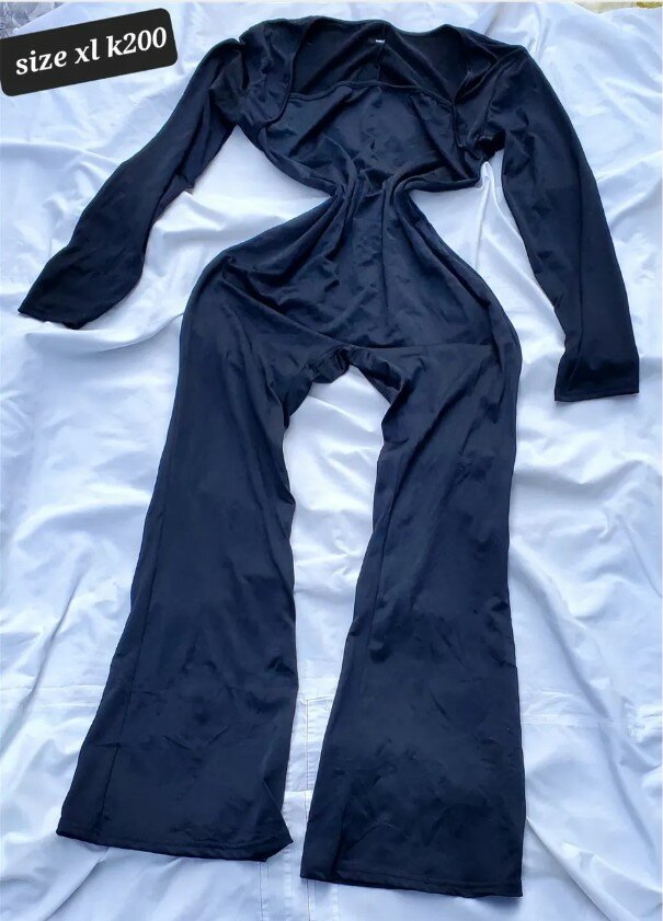 Stylish women's jumpsuit black