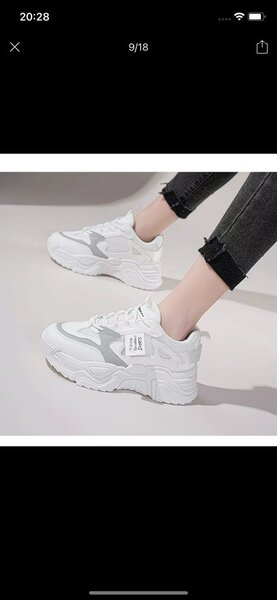 Baskets blanches tendance