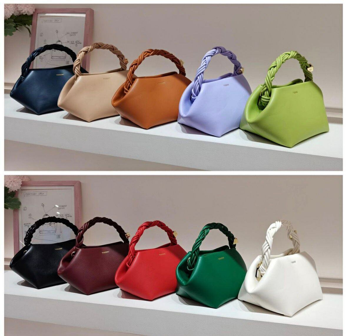 Sac à main tressé chic