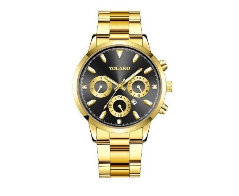 Montres Homme Dorée Élégante