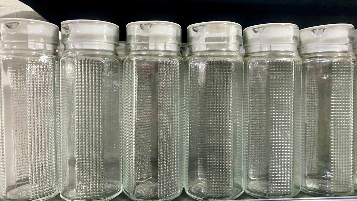 Germany Glass jar....very authentic