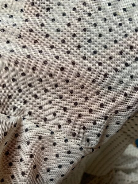 Jupe longue à pois élégante