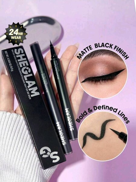 Long-Lasting Black Eyeliner