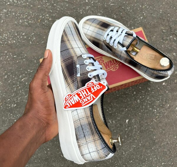 Chaussures à carreaux style Vans