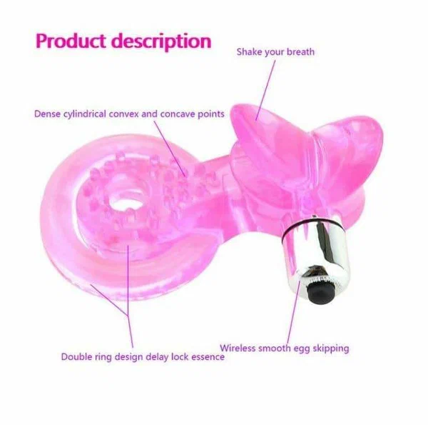 Anneau Vibrant pénien Bleu