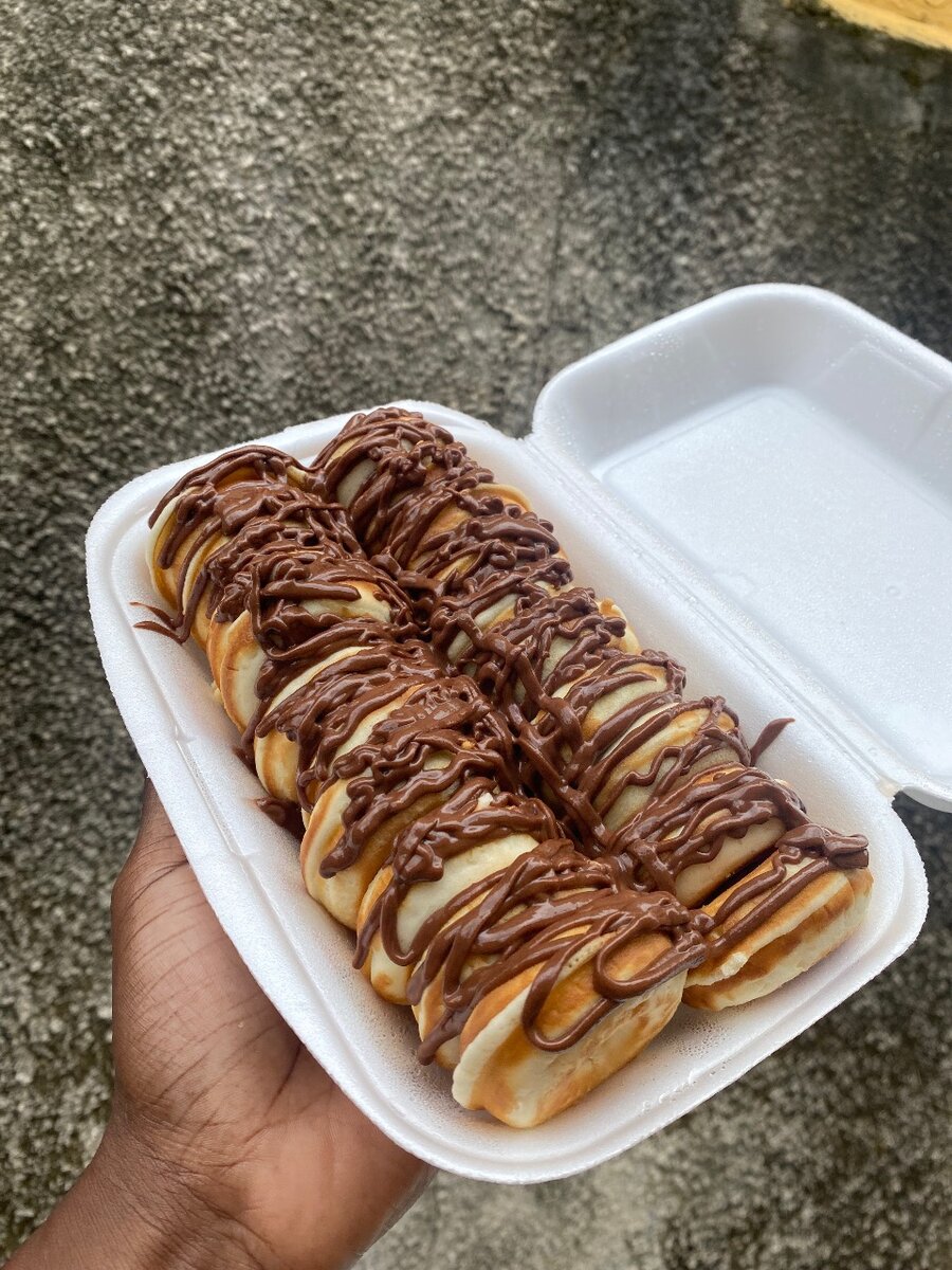 Mini donuts au nutella
