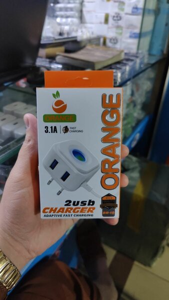 Orange Mobile Charger