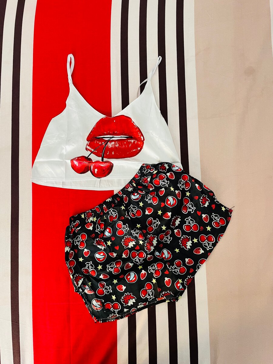 Ensemble pyjama femme imprimé