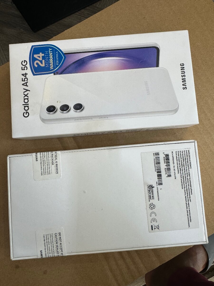 Samsung galaxyA54 5G storage 128gb RAM 6GB BRAND NEW