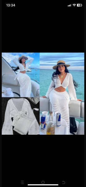 Robe Élégante avec Fente