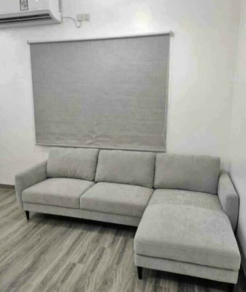 Canapé moderne en tissu gris