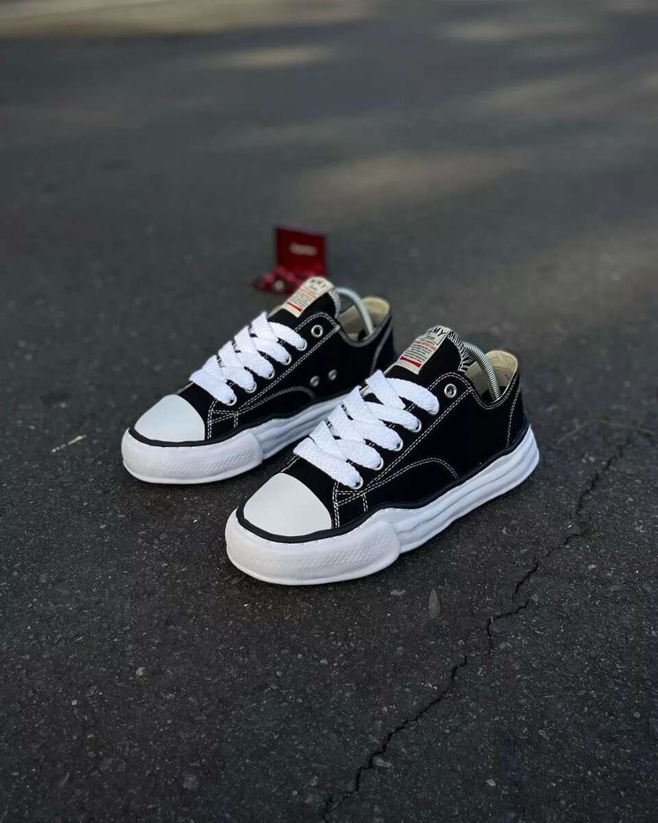 Baskets Noires Maison Yasuhiro