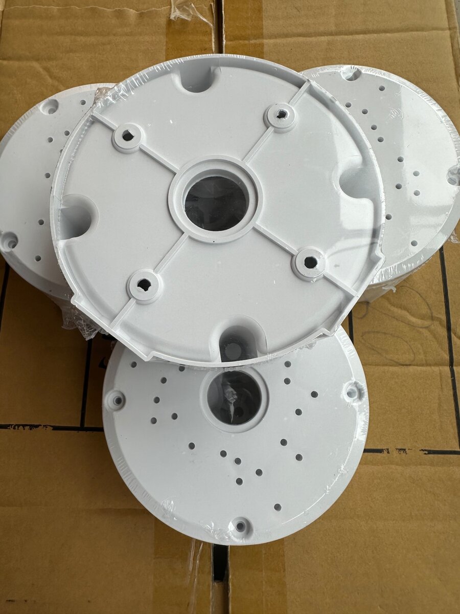 JUNCTION BOX ROUND HARD PLASTIC