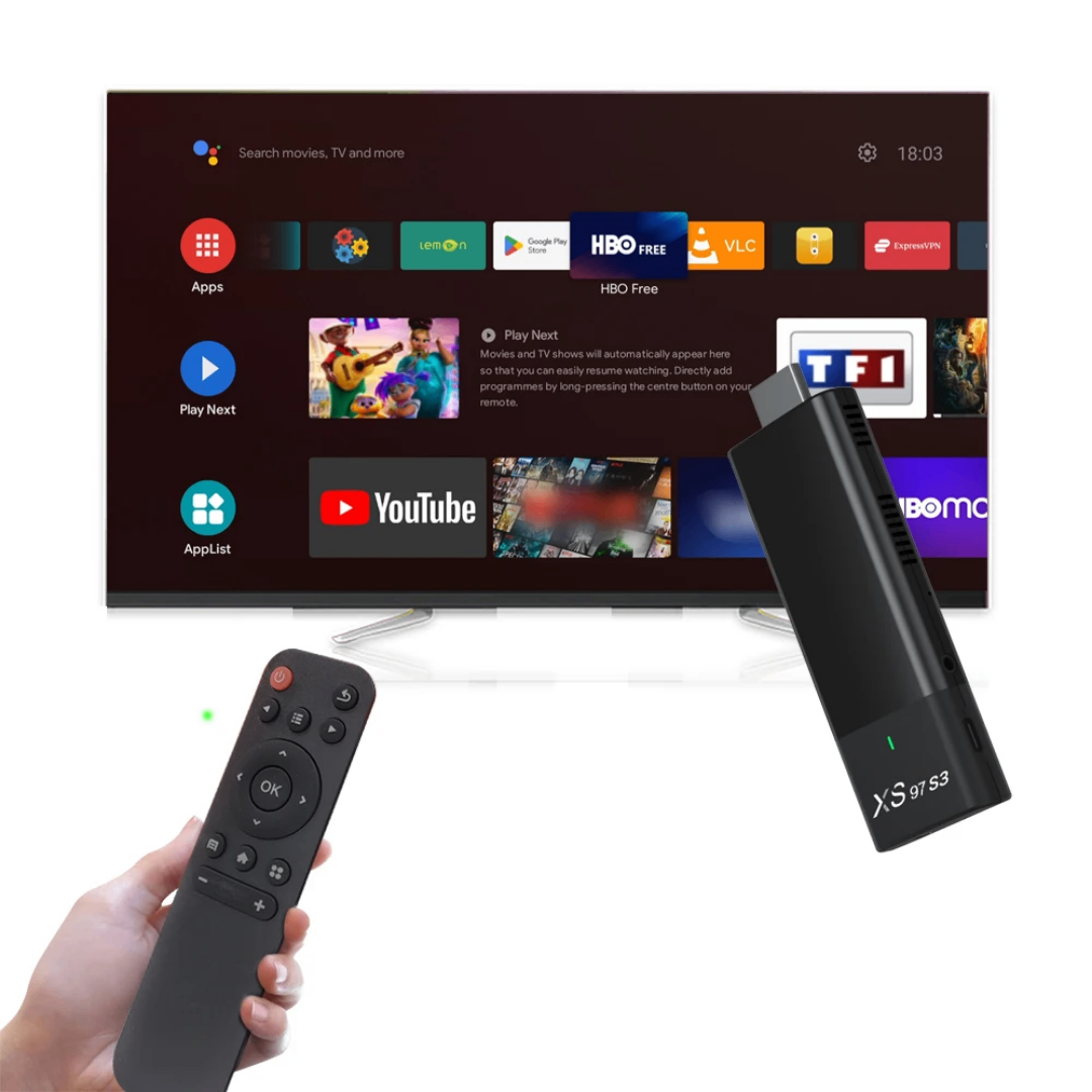 TV Stick Android avec Télécommande