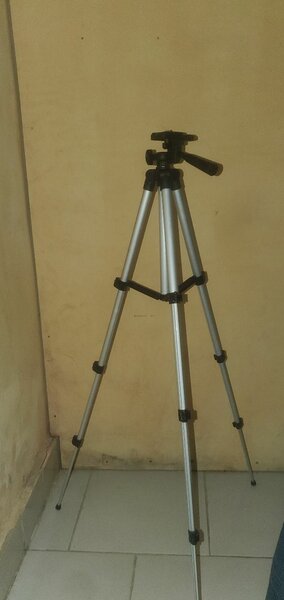 Trépied Pour Caméra + déclancheur - 14-40 Pouces - Argent