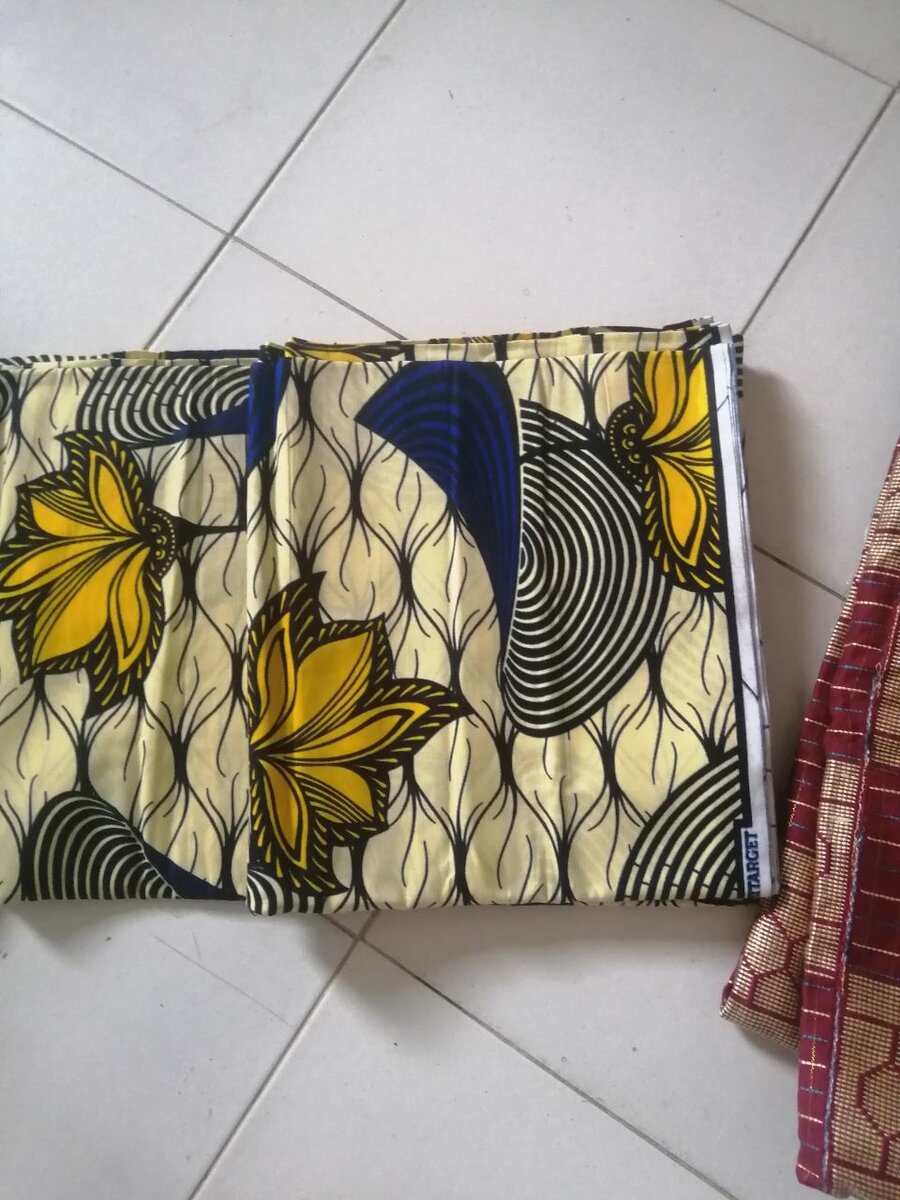 Tissu Cire Africain Floral