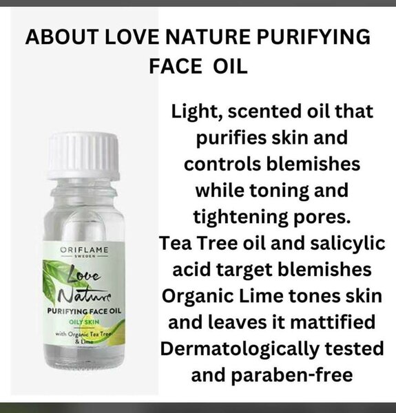 Oriflame Love Nature Purifying Face Oil