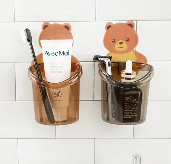 Porte-brosse mignon mural