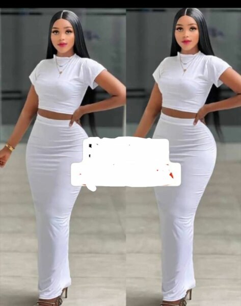 longue jupe avec haut