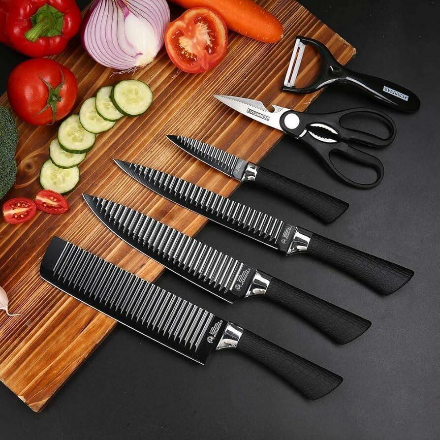 6in1set kitchen knife