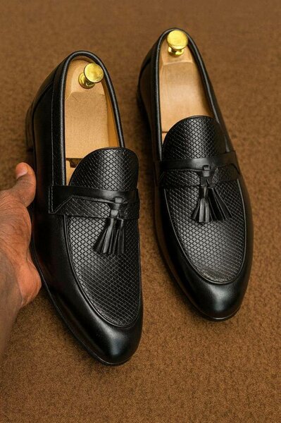 Mocassins élégants en cuir