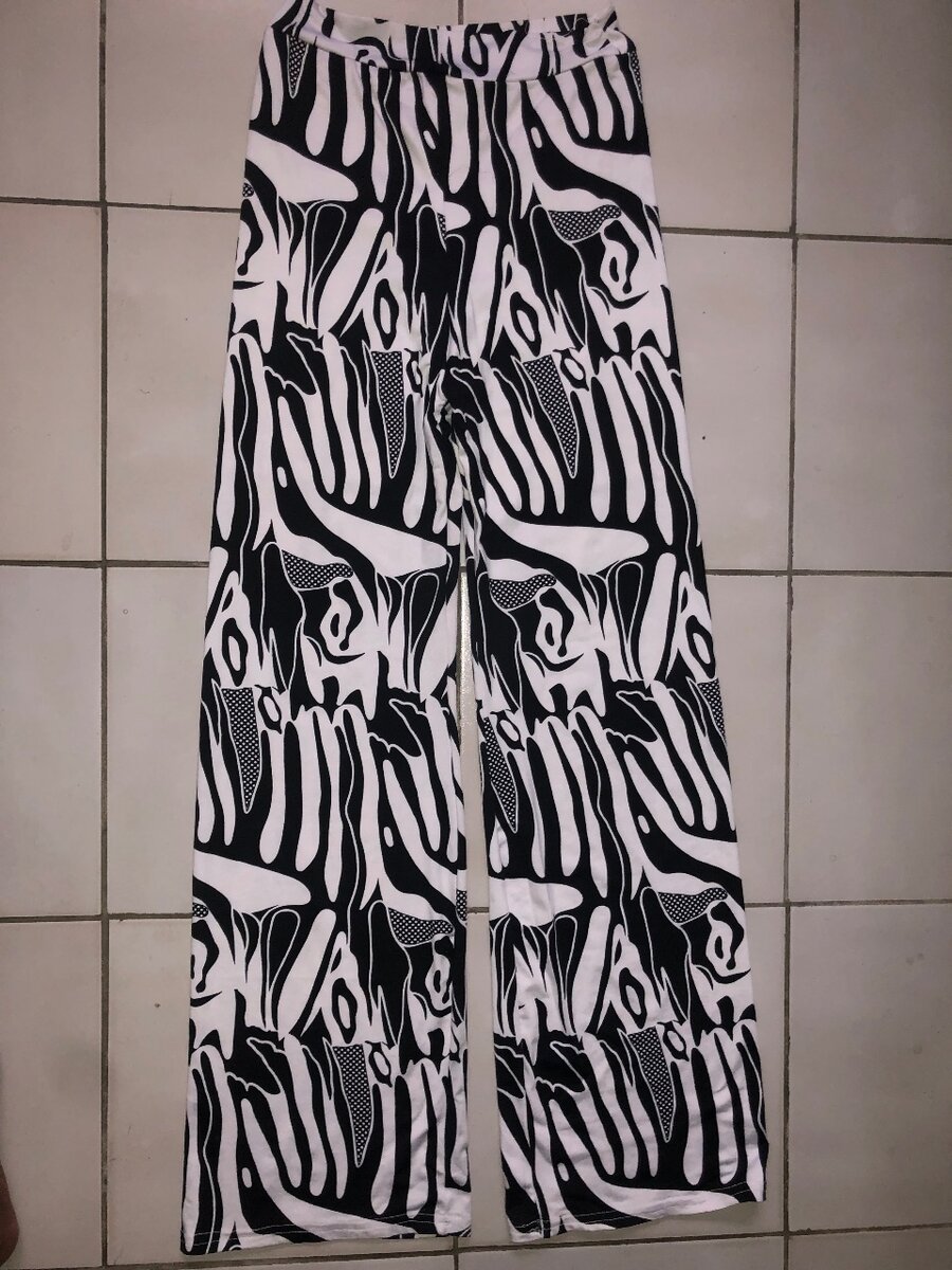 Pantalon moulant à imprimés