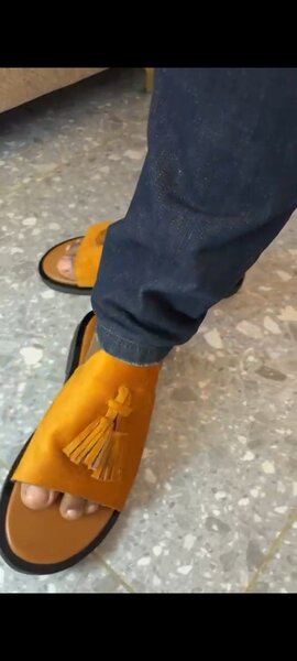 Sandales en cuir pour homme