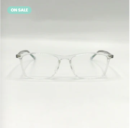 Square Transparent Acetate Unisex frame
