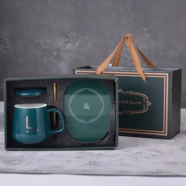 Tasse Chauffante avec Cuillère