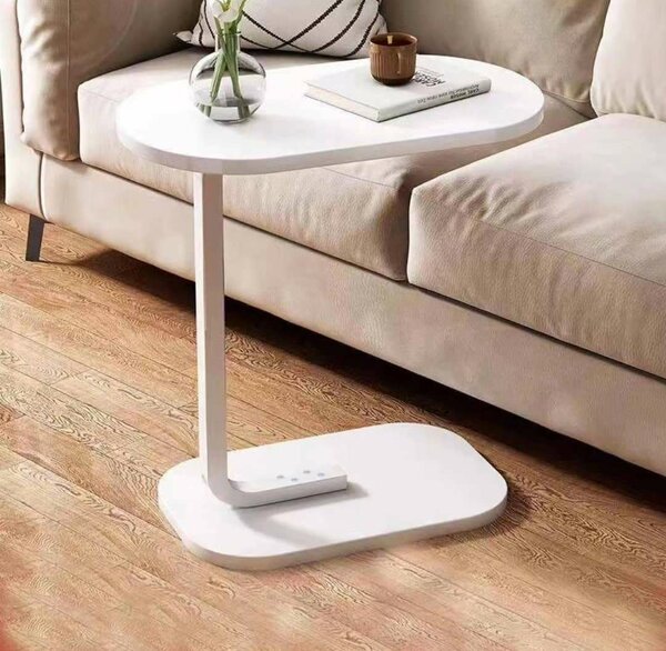 Table d'appoint moderne blanche