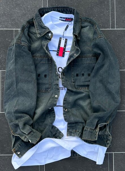 Veste en jean décontractée