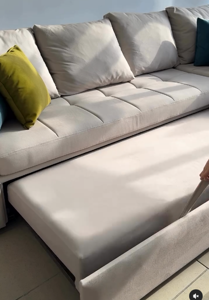 Угловой диван 3x2 м со спальным механизмом.