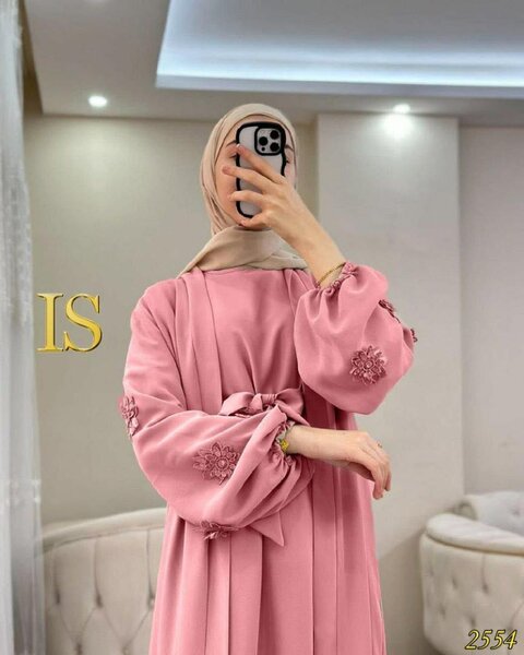 Voile Hijab Perlé Rouge