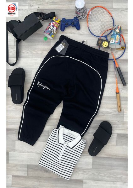 Jogging noir tendance homme