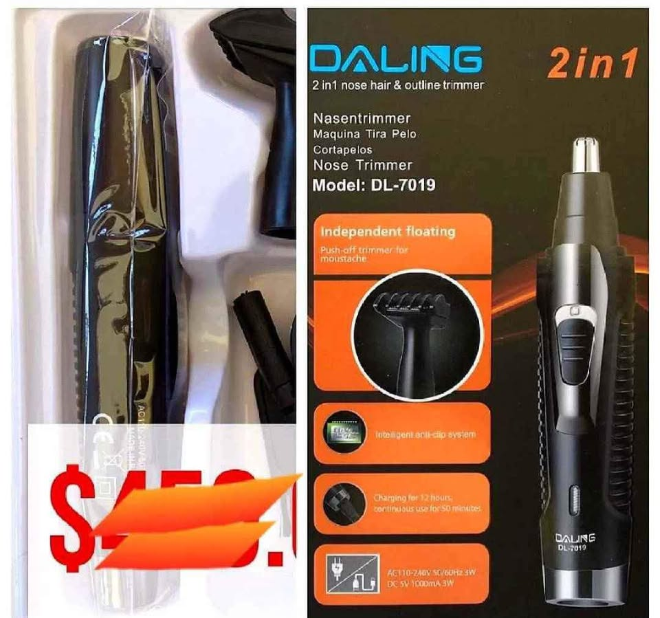  Nose and outline trimmer 2 in 1