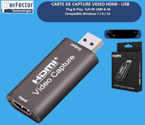 Carte Capture Vidéo HDMI USB