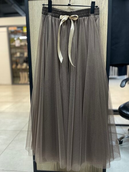 Юбка в сетку