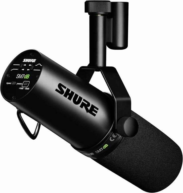 Shure SM7B Professional Audio Podcast Microphone